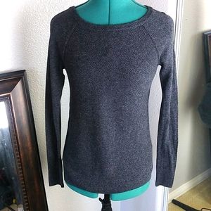American Eagle Outfitters Grey Scoop neck Thin Sweater  Extra Small